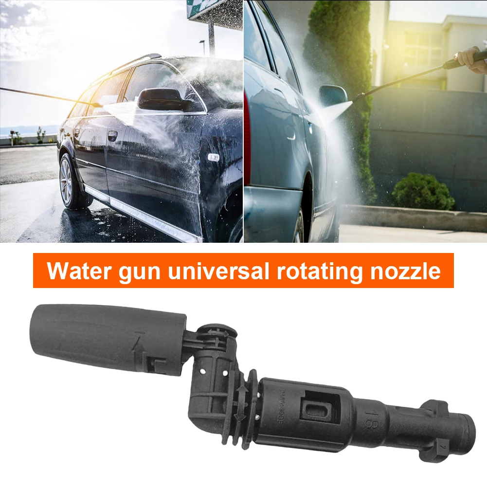 360 Degree Rotating High Pressure Washer Gun Nozzle Turbo Car Wash Nozzle High Pressure Sprayer Car Cleaner Adapter for Lavor