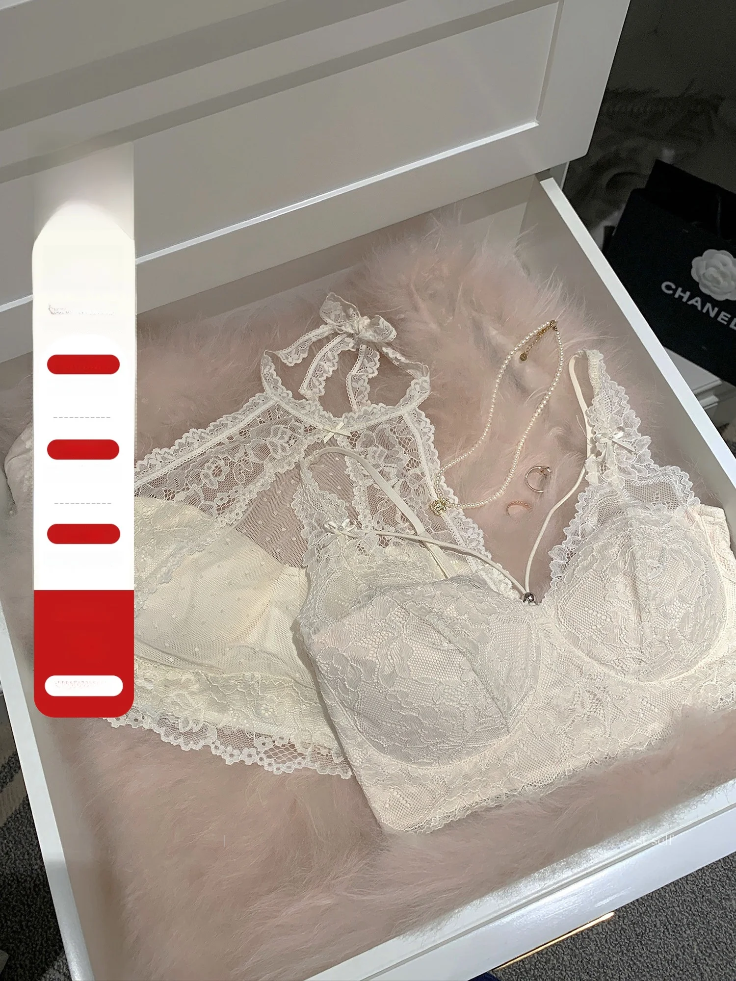 

Женский топ-бюстье Lukira Daily с кружевной отделкой, светло-розовый, весна 2026, дышащий нейлон, V-образный вырез, облегающий