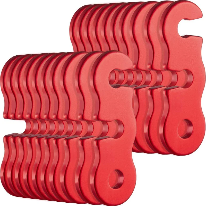 Outdoor Camping Guy - 20/40PCS Aluminum Alloy Paracord Tensioner Guy