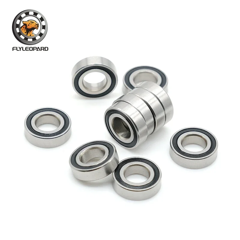 S687RS Bearing 7x14x5 mm (2PCS) ABEC-7 440C Roller Stainless Steel S687 RS S687 2RS Ball Bearings