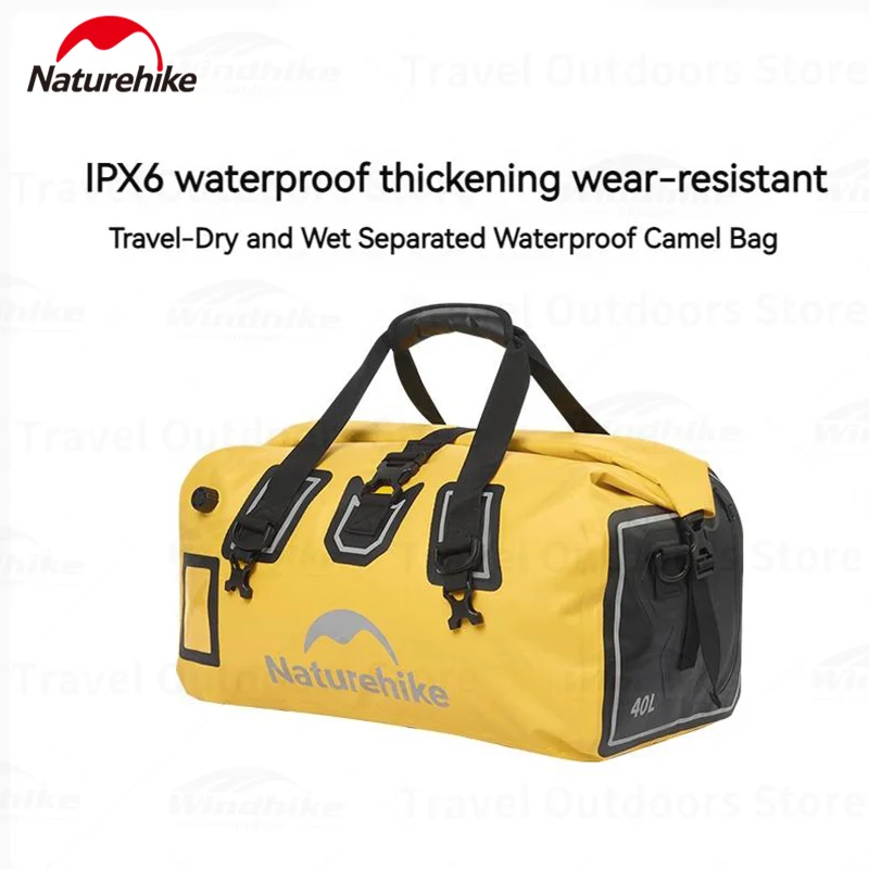 Naturehike 40L/60L/90L Trekking Bag Outdoor Rive PVC Net Clamp Cloth Waterproof Sport Coach Storage Gym Beach Travel Caddy Bag