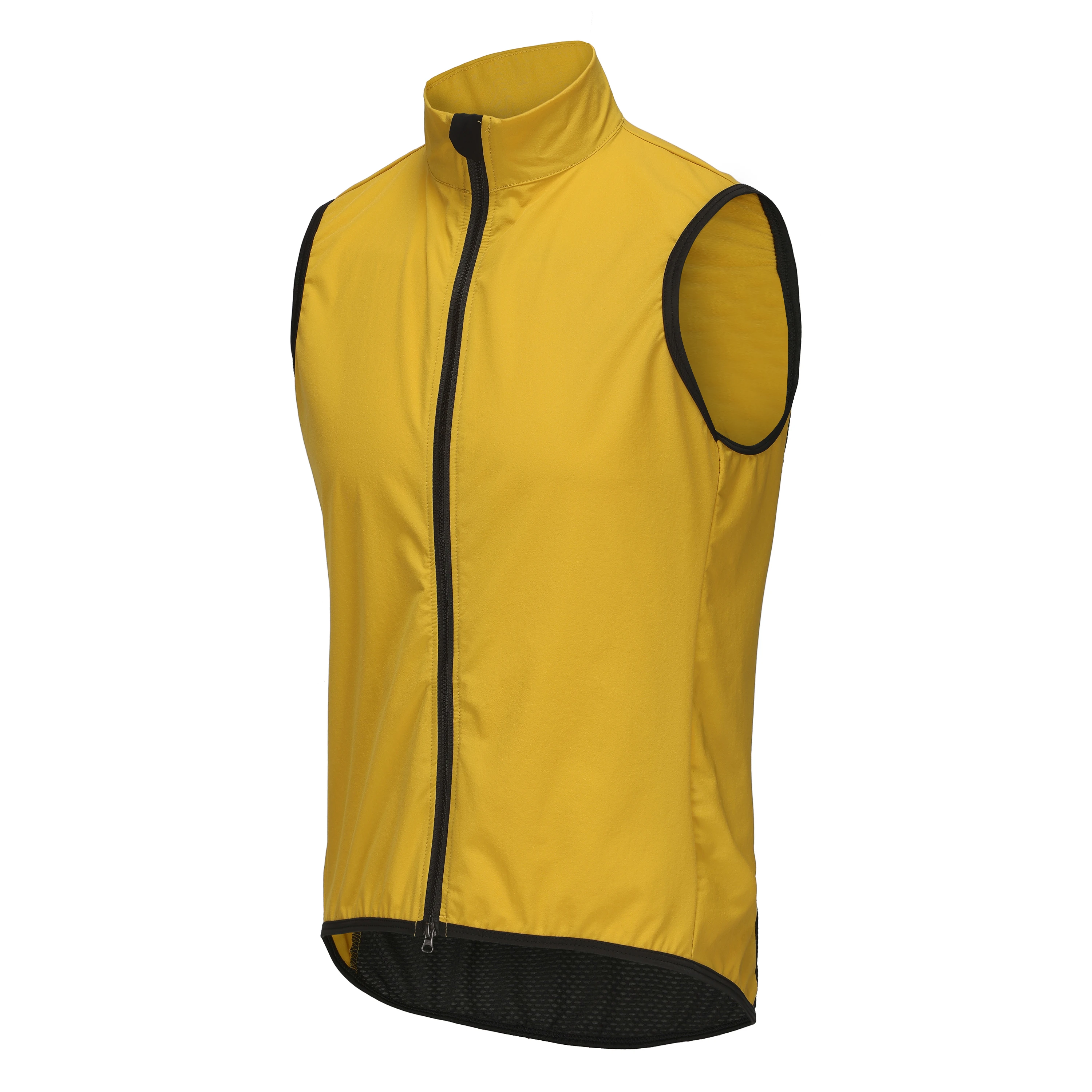 2024 All New Cycling Classic Lightweight Windproof Vest Cycling Best Men's Wind Gilet New Stretch fabric With Two Way Zipper