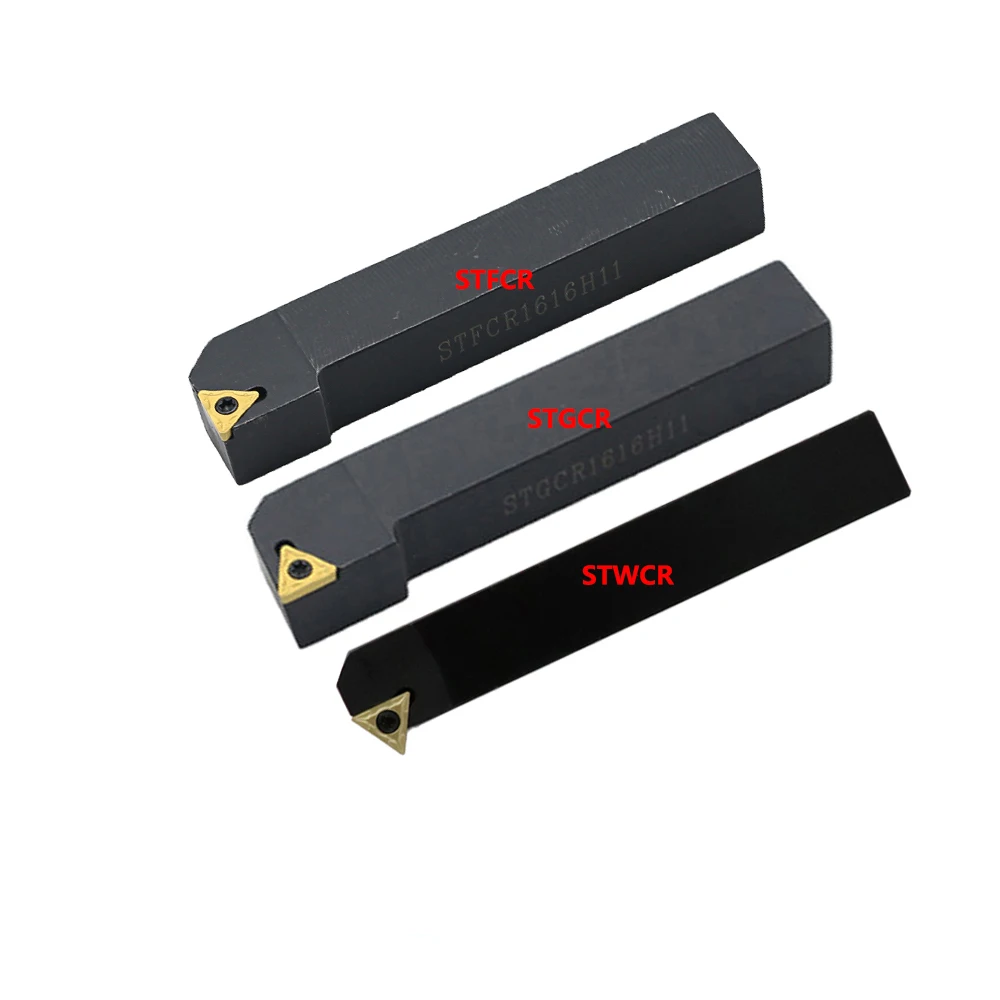 

1PCS STFCR STGCR STWCR 1010 1212 1616 2020 2525 External Turning Tools Machine CNC Lathe Cutter STFCR1010H09 STGCR1212 Holder