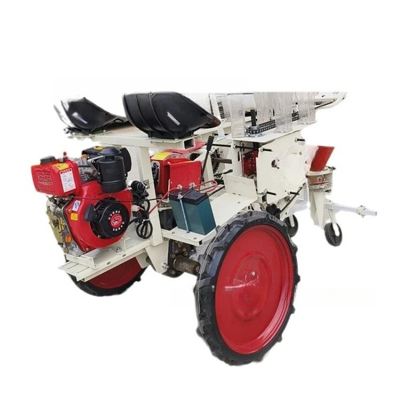 Two rows of vegetable transplanter, eggplant pepper tomato planter