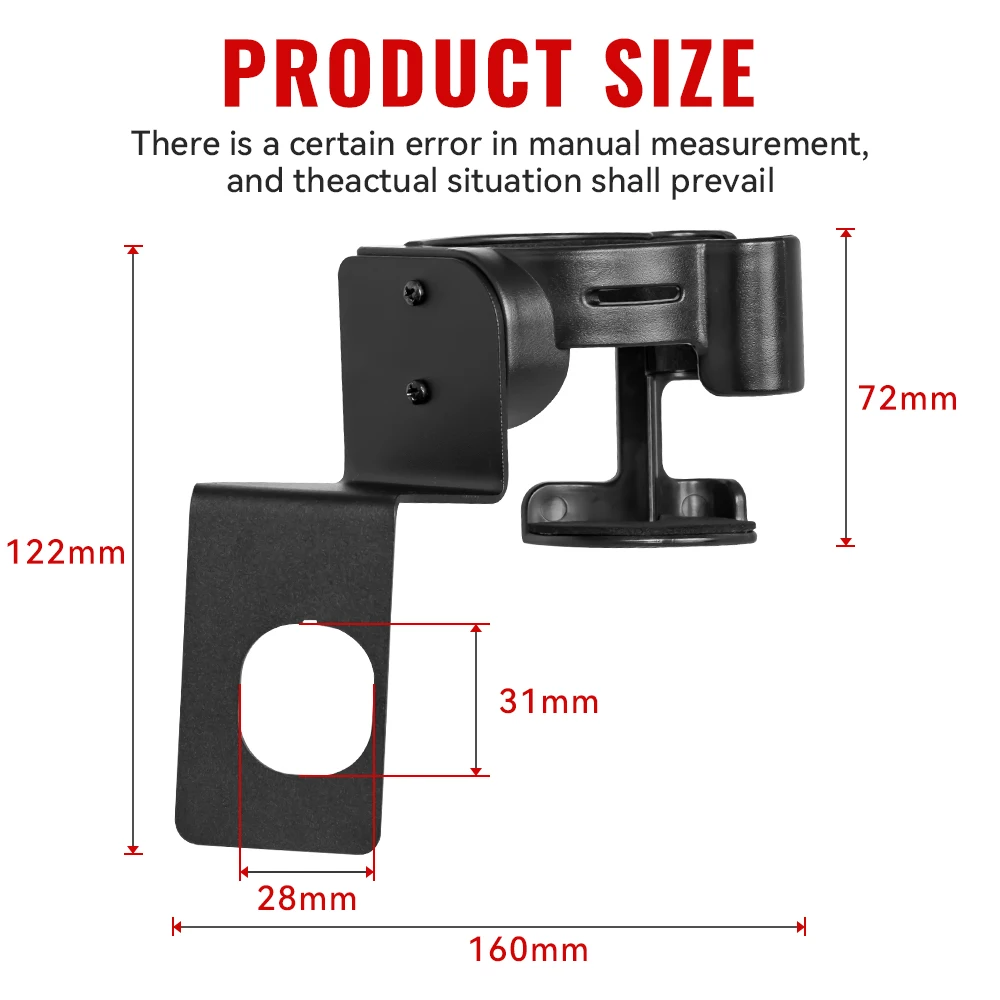 Car Cup Phone Holder for Jeep Wrangler JL 2018 2019 Rubicon Unlimited 2 in 1 Bolt-on Multi-Function Drink Stand Bracket