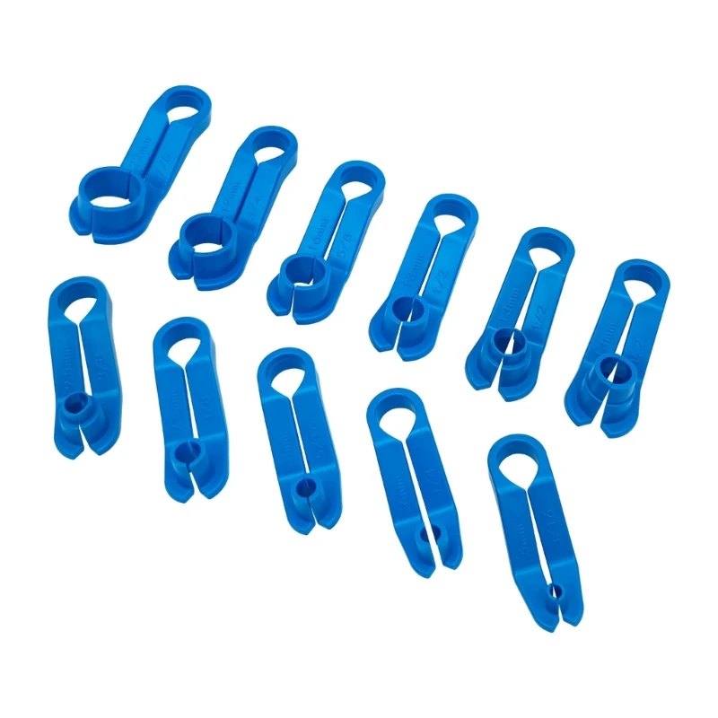 

Line Quick Disconnect Set 11Pcs from 3/16 to 7/8'' Removal Tool Auto Transmission Oil Cooler Line Disconnect