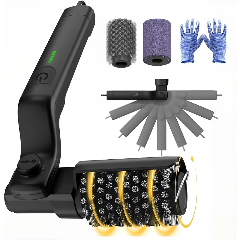 

Electric BBQ Cleaning Brush Stainless Steel Rotating Grill Brush Ideal for Spring Outdoor Steam Cleaning Of Grills