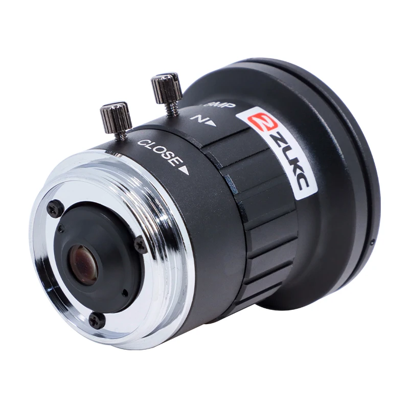 عدسة عين السمكة 8.0 ميجابيكسل HD 2.5 مللي متر ، حامل CS ، عدسة مراقبة CCTV 1080P ، عدسة CCTV 2/3 بوصة F1.6 ، البعد البؤري الثابت