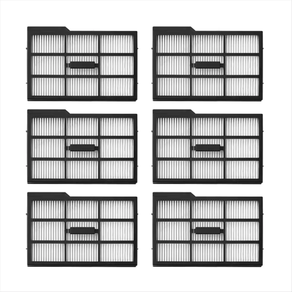 AA96 6PCS for Omni E25 / E28 Robot Vacuum Cleaner Replacement Filters Spare Parts Vacuum Filter HEPA Filter
