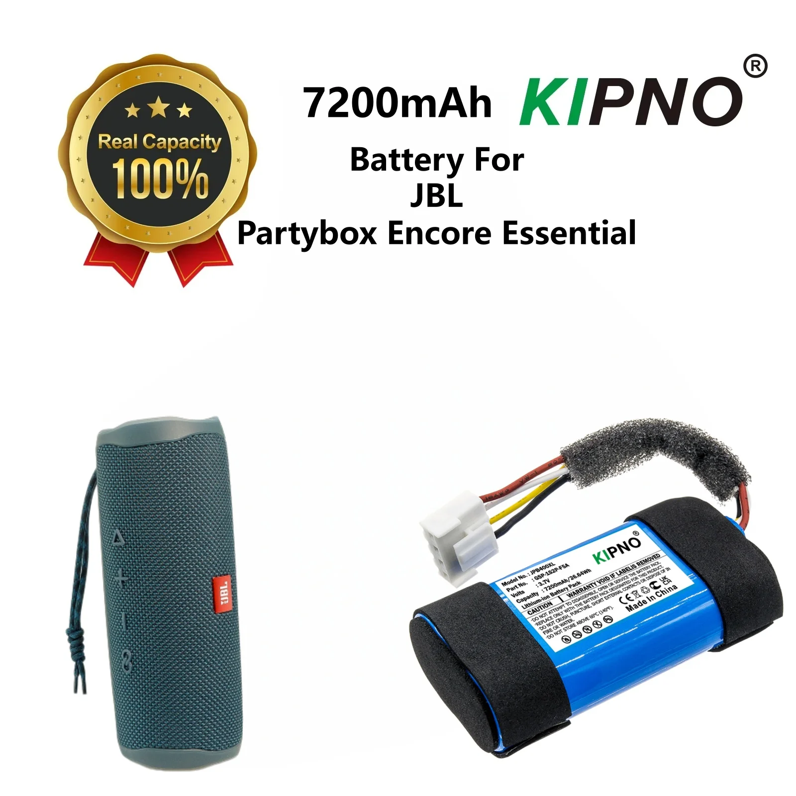 

KIPNO 7200mAh Speaker Battery GSP-1S2P-F5A for JBL Partybox Encore Essential