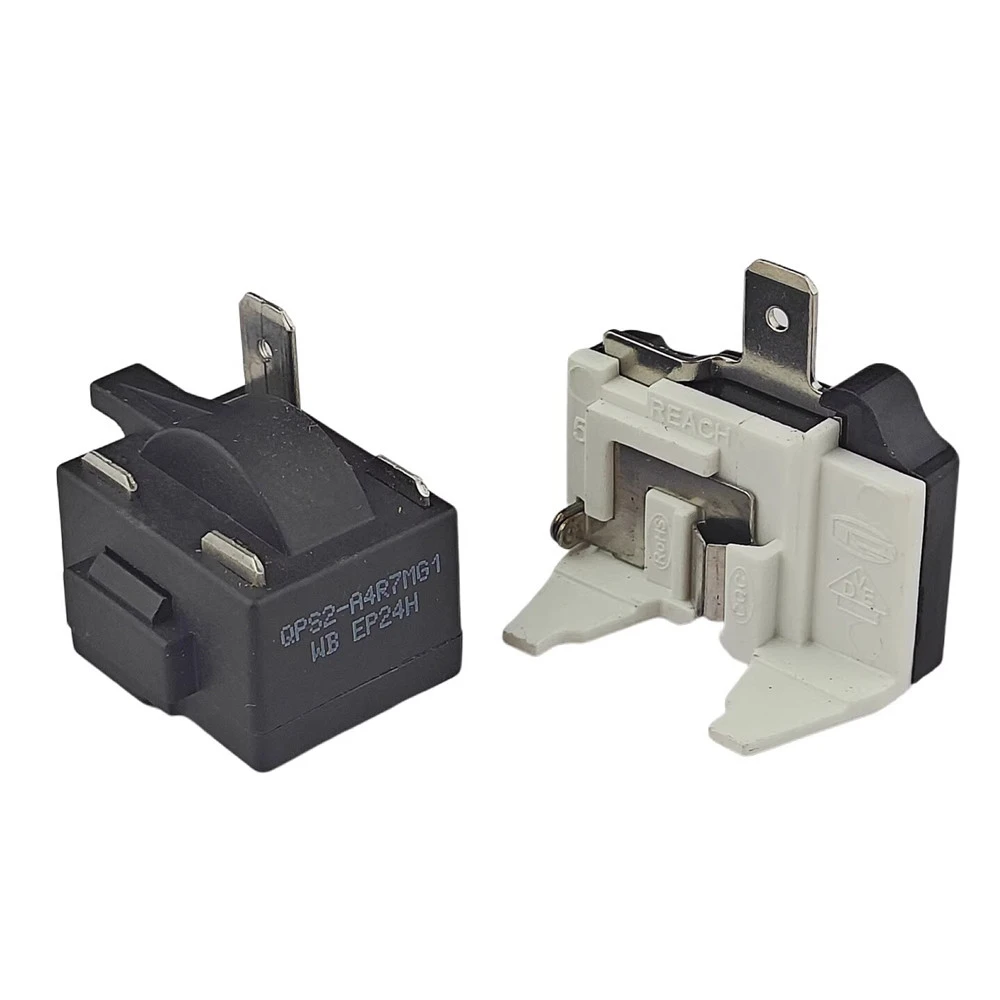 Starter+butterfly protector For Midea refrigerator freezer compressor PTC starter QPS2-A4R7MG1 A15MG1 overload protector