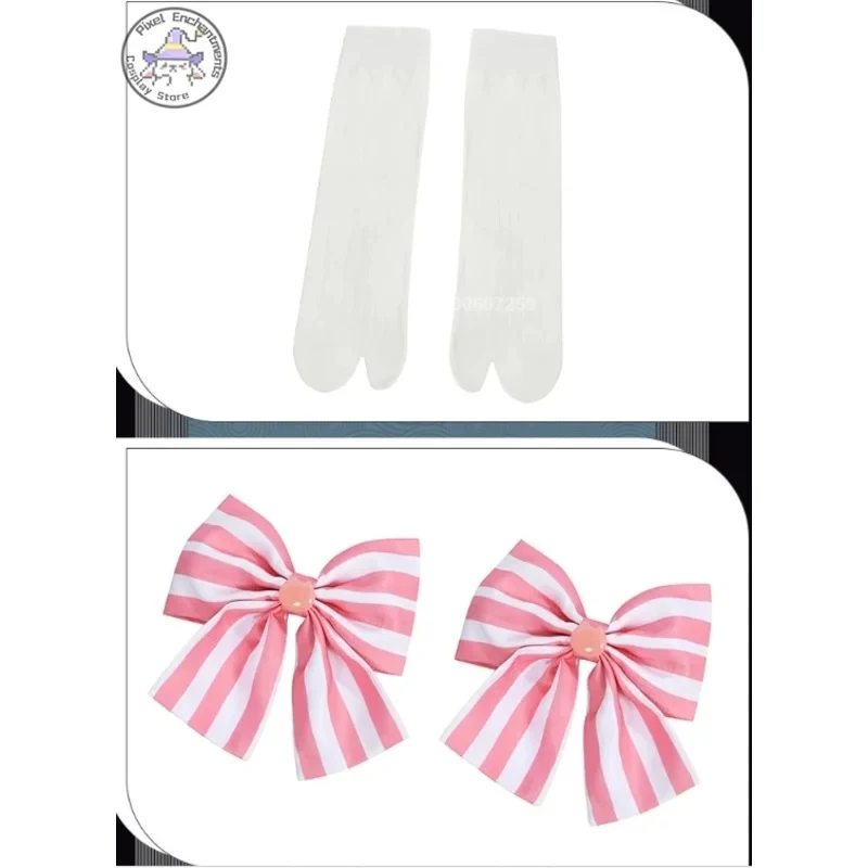 ADFF15DY2025Kanroji Mitsuri Cosplay Anime Costume Women Pink Kimono Dress Outfits Halloween Carnival Party Disguise S【【【 view 6