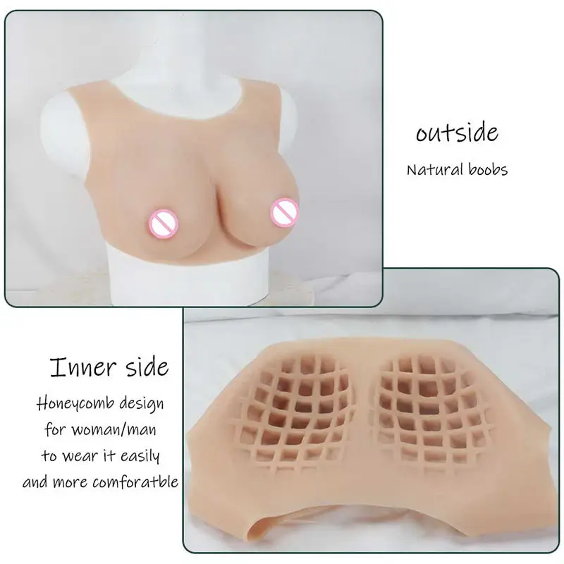 

Silicone Breast Forms C Cup for Women Mastectomy Realistic Fake Tits Artificial Big Boobs Enhancer Cosplay Drag Queen