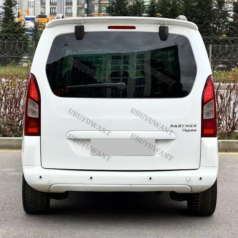 2009 To 2018 For Peugeot Partner Tepee Rear Trunk Spoiler Wing Trunk Top Wing Tail Lip Spoiler Diffuser Auto Parts view 4