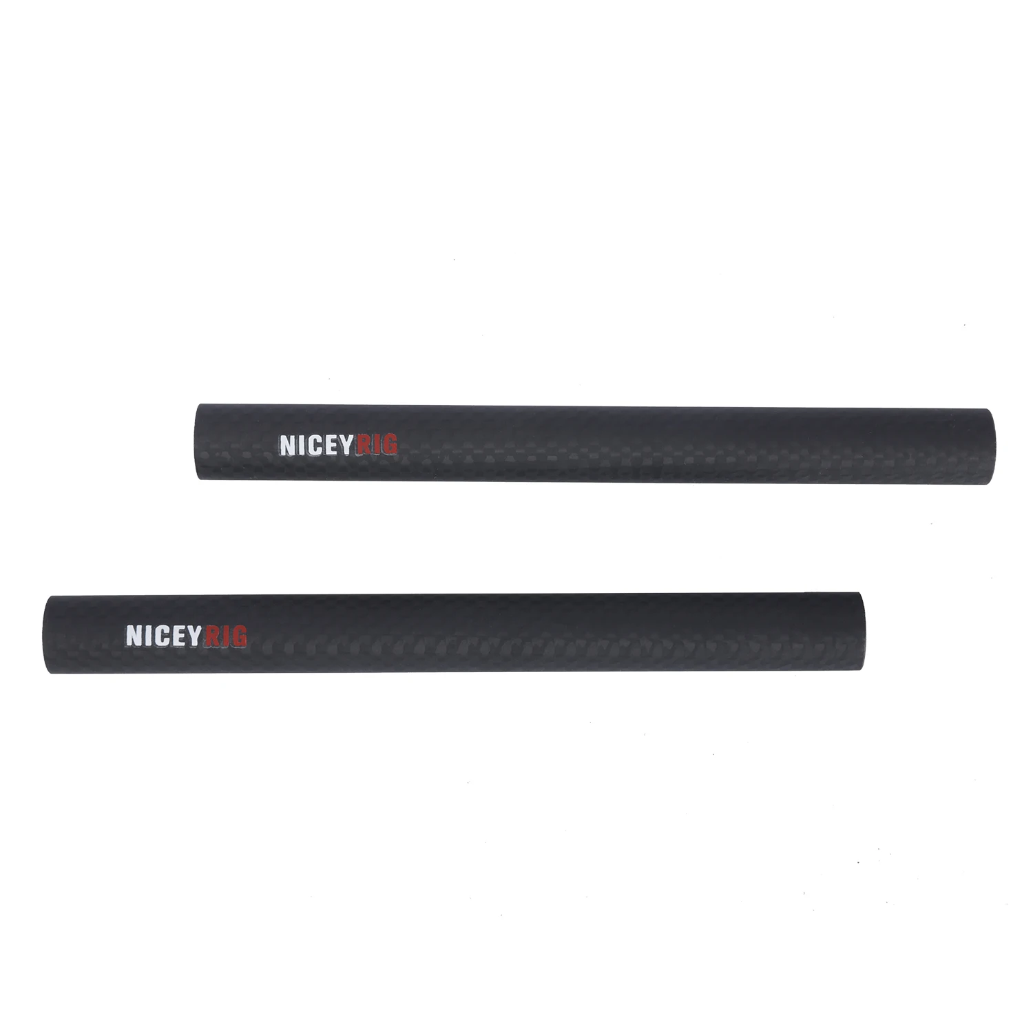 Niceyrig 15mm Carbon Fiber Rods 6 inch (15cm )Length for Rod Support System DSLR Shoulder Rig