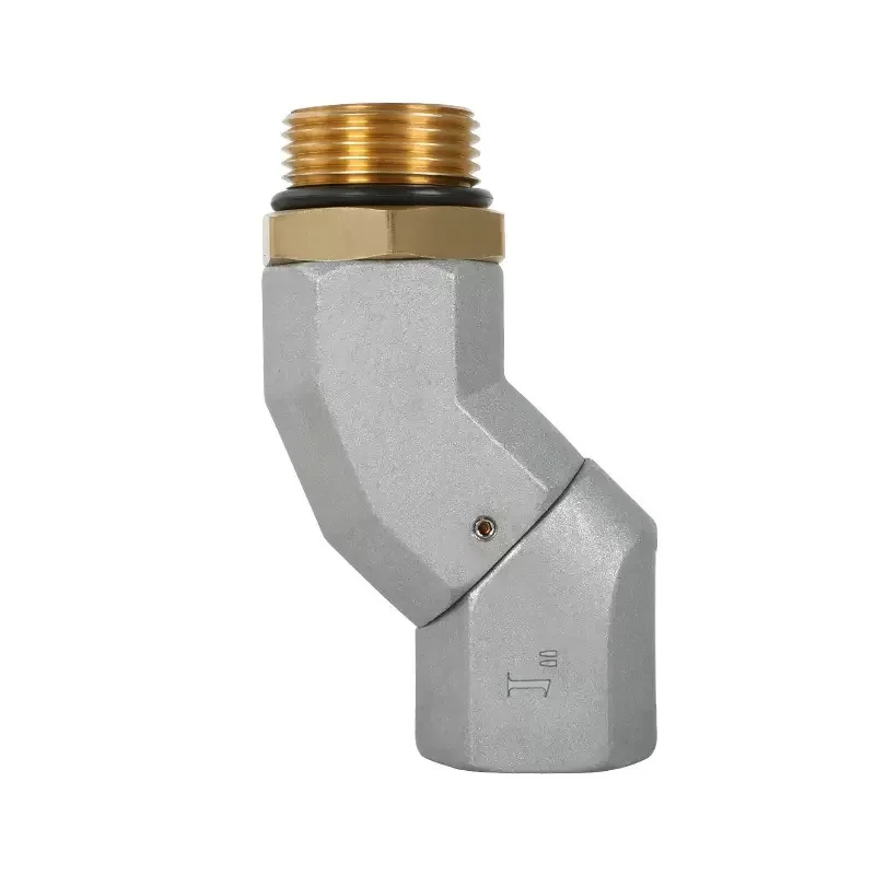 360° Rotatable Fuel Gun Hose Connector 6/1 Inch Universal Swivel Joint Gas Pump Dispenser Replacement Parts