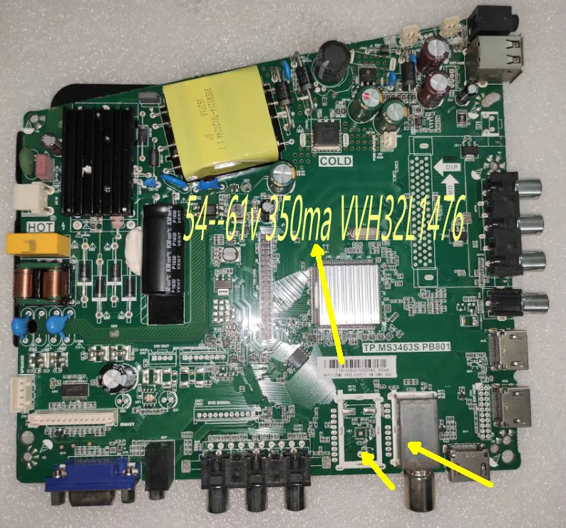 Imagem -05 - Lcd Mian Board Tensão do Luminoso Três Especificações Diferentes Tp.ms3463s.pb801