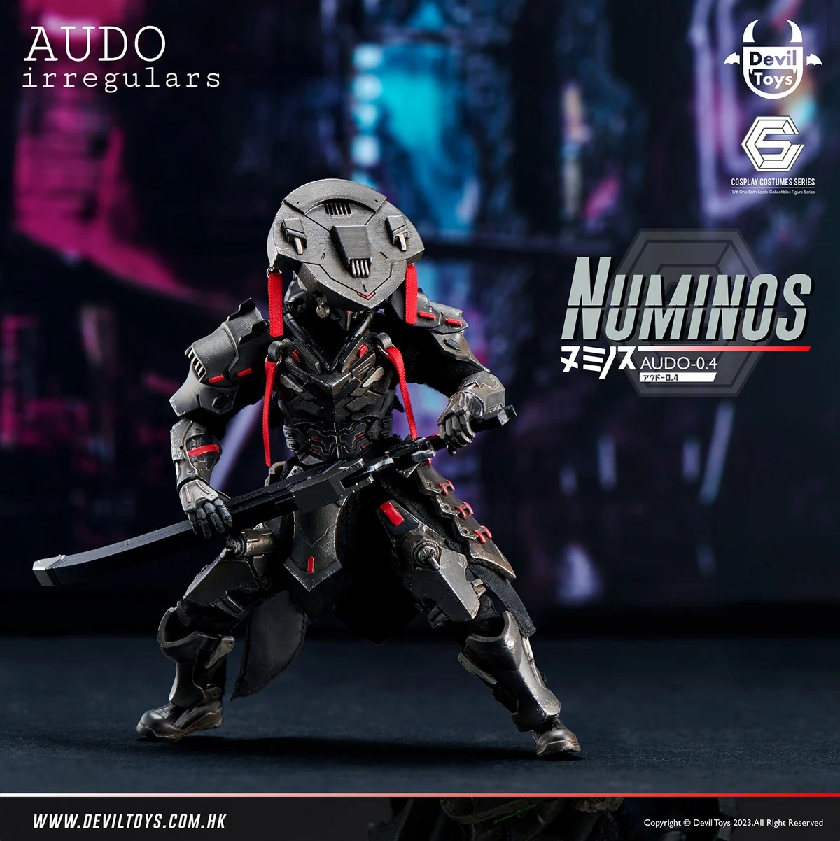 In Stock Devil Toys 1/12 Numinos Sci Fi Swordsman AU002 6in Full Set Action Figure Model Toys Holiday Gifts