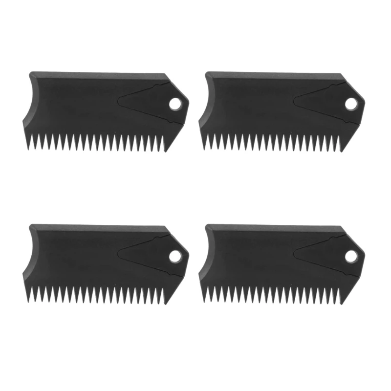 4Pcs Surfboard Wax Comb with Fin Key Surfboard Wax Scraper Cleaning Remover 69HD