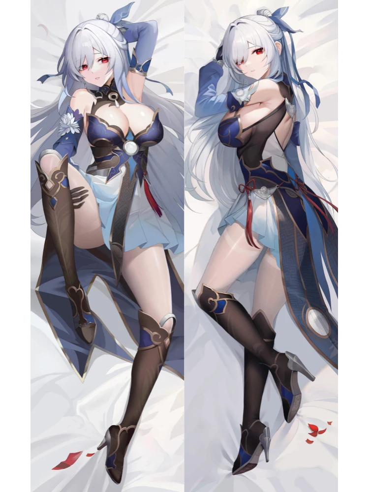 

Dakimakura Anime Pillow Cover Jingliu Double Sided Print 2Way Cushion Bedding Gifts