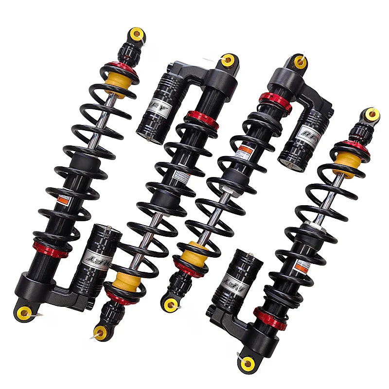

505mm ATV Front Shock Absorber, 9.5mm Spring, Adjustable Preload, Durable Iron+Aluminum for Off-Road Vehicles