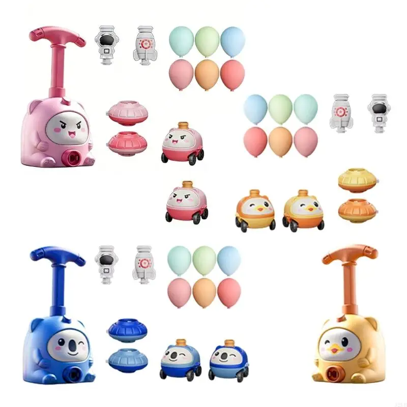 Flying Animal Balloon Car Toy Set For Kids Outdoor Indoor Play With Safe Plastic And Fun Design for Indoor Outdoor A2UB