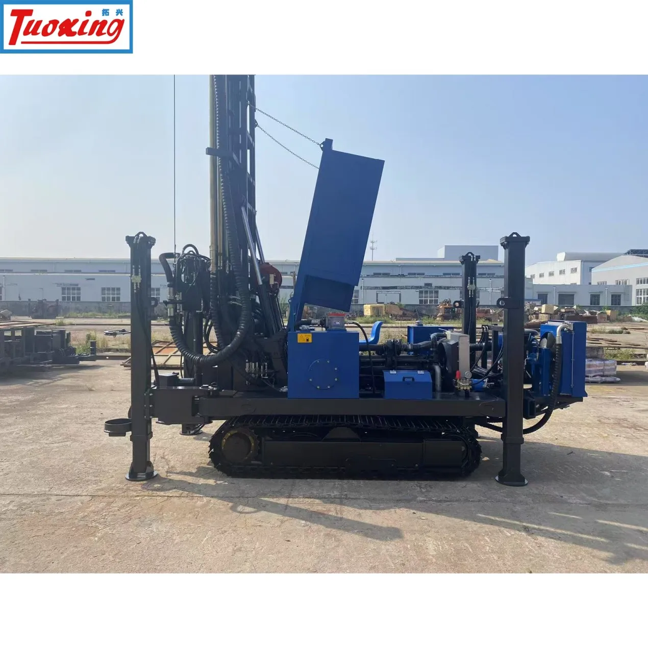 KP-500 for Construction Use Max.500m Drilling Depth Low Maintenance Cost Made in China Portable Diesel Mini Water Drilling Rig