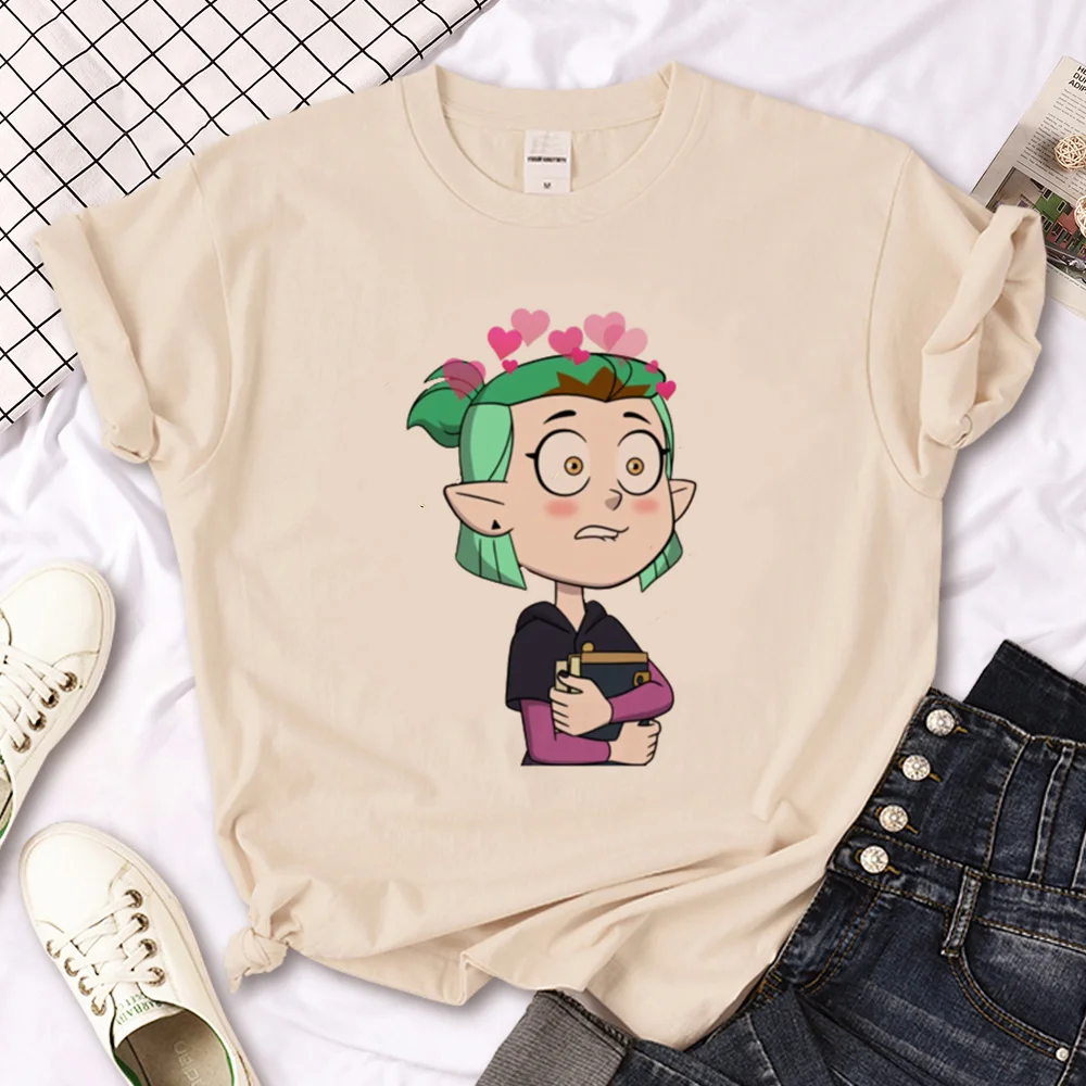 Amity Blight Tee women manga Y2K anime Tee girl designer comic streetwear clothes