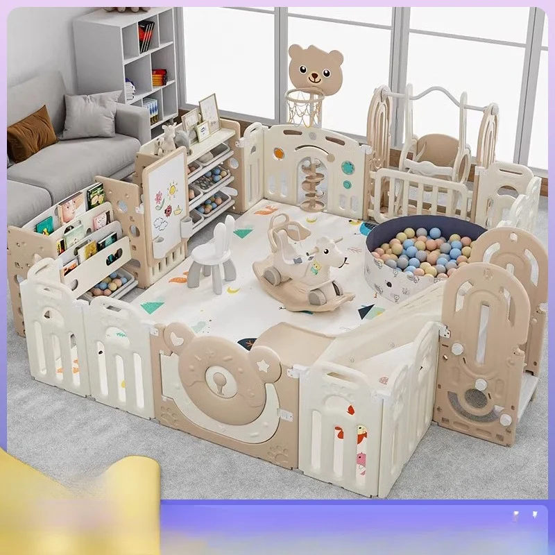 Baby Game Fence, Baby and Child Crawling on The Ground, Crawling Mat, Protective Fence, Indoor Living Room, Household