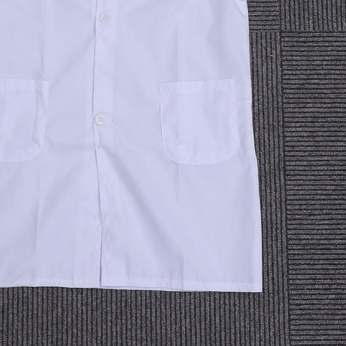 

1Pcs Lab-Gown Cotton Comfortable White Coats Easy Put on Off Durable Large Size Doctor Cosplay Costume