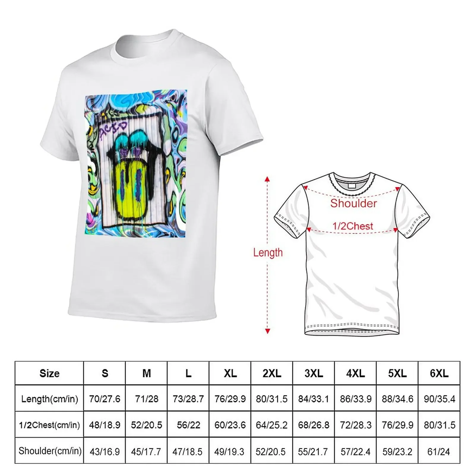 Acid T-Shirt rapper graphic tees boys animal print mens graphic t-shirts funny