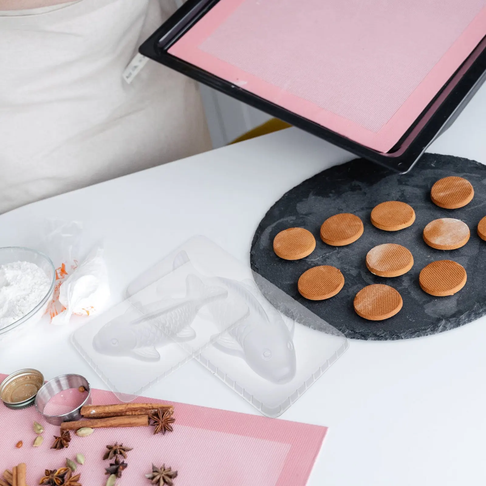 3Pcs Jelly Mold Set Fish Shape Cake Baking Molds Rice Cake Making Kitchen Supply Baking Accessories Premium Quality