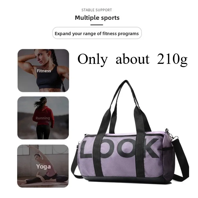 Korean  Lightweight  fitness bagtravel bag, short-distance large-capacity business travel handbag, yoga luggage bag image 4