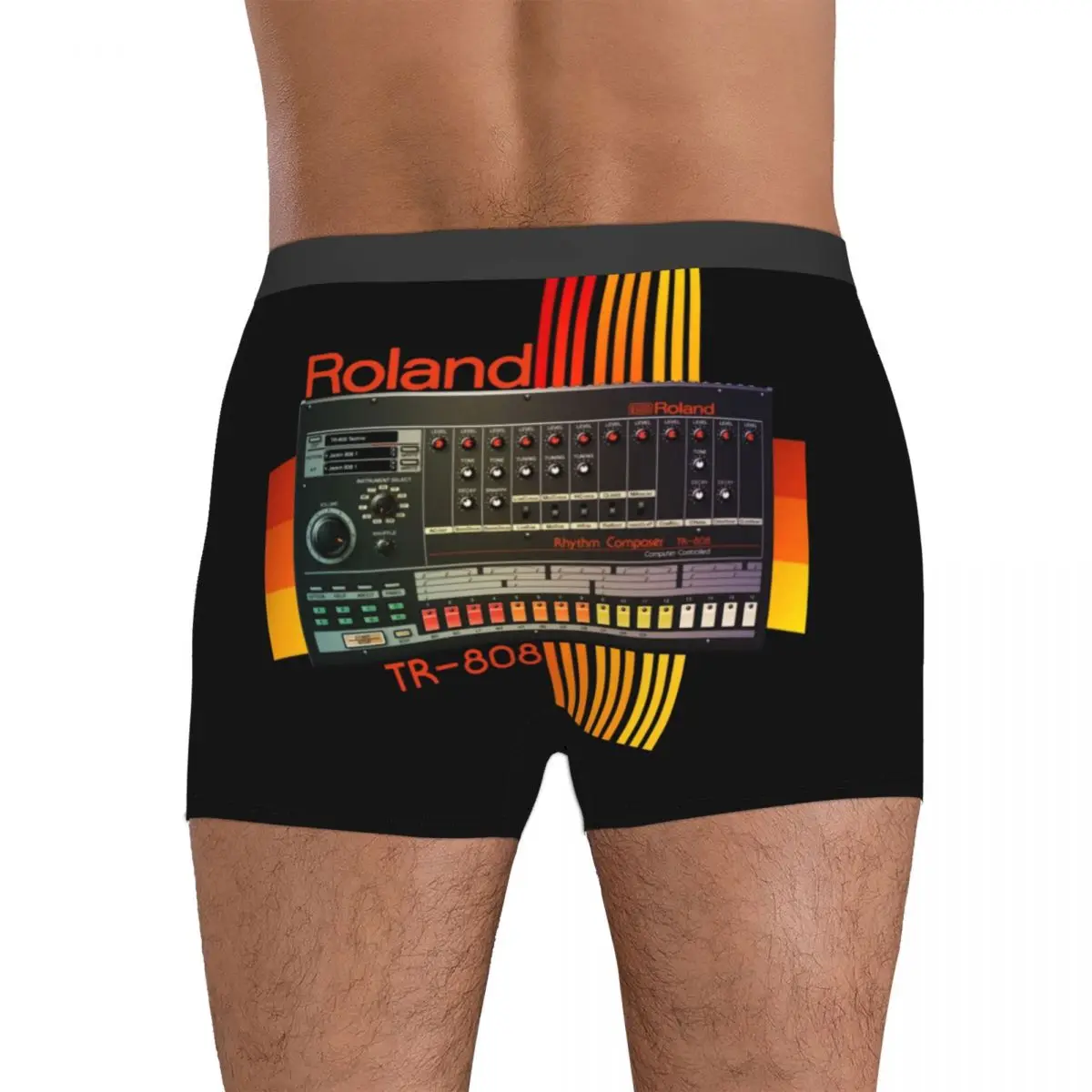 Boxer Underpants Shorts Roland Tr-808 Drum Machine Model Panties Men's Comfortable Underwear for Homme Man Boyfriend Gifts