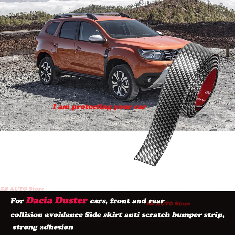 

Strong adhesive bumper strip, front and rear lip side skirts, collision and scratch resistant, suitable For Dacia Duster