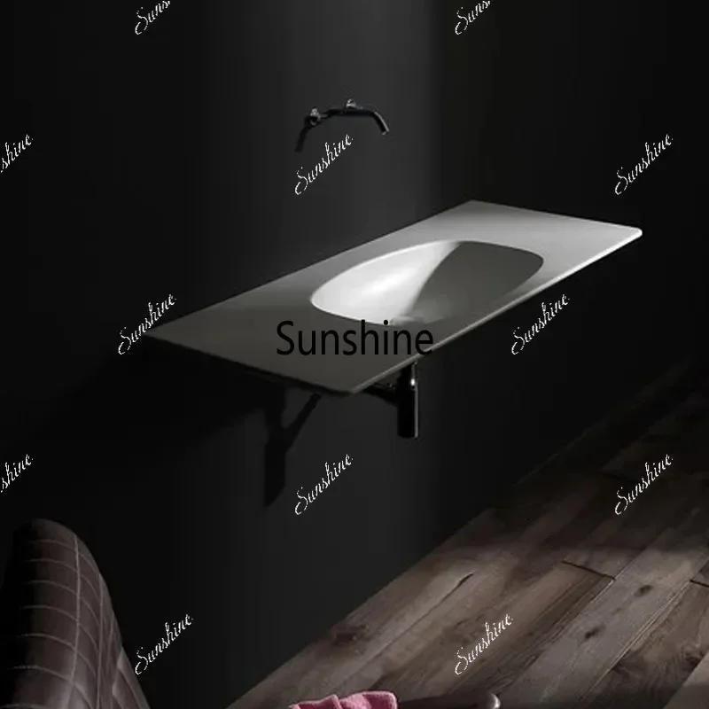 Washbasin household bathroom, balcony floor type, simple and modernTJ
