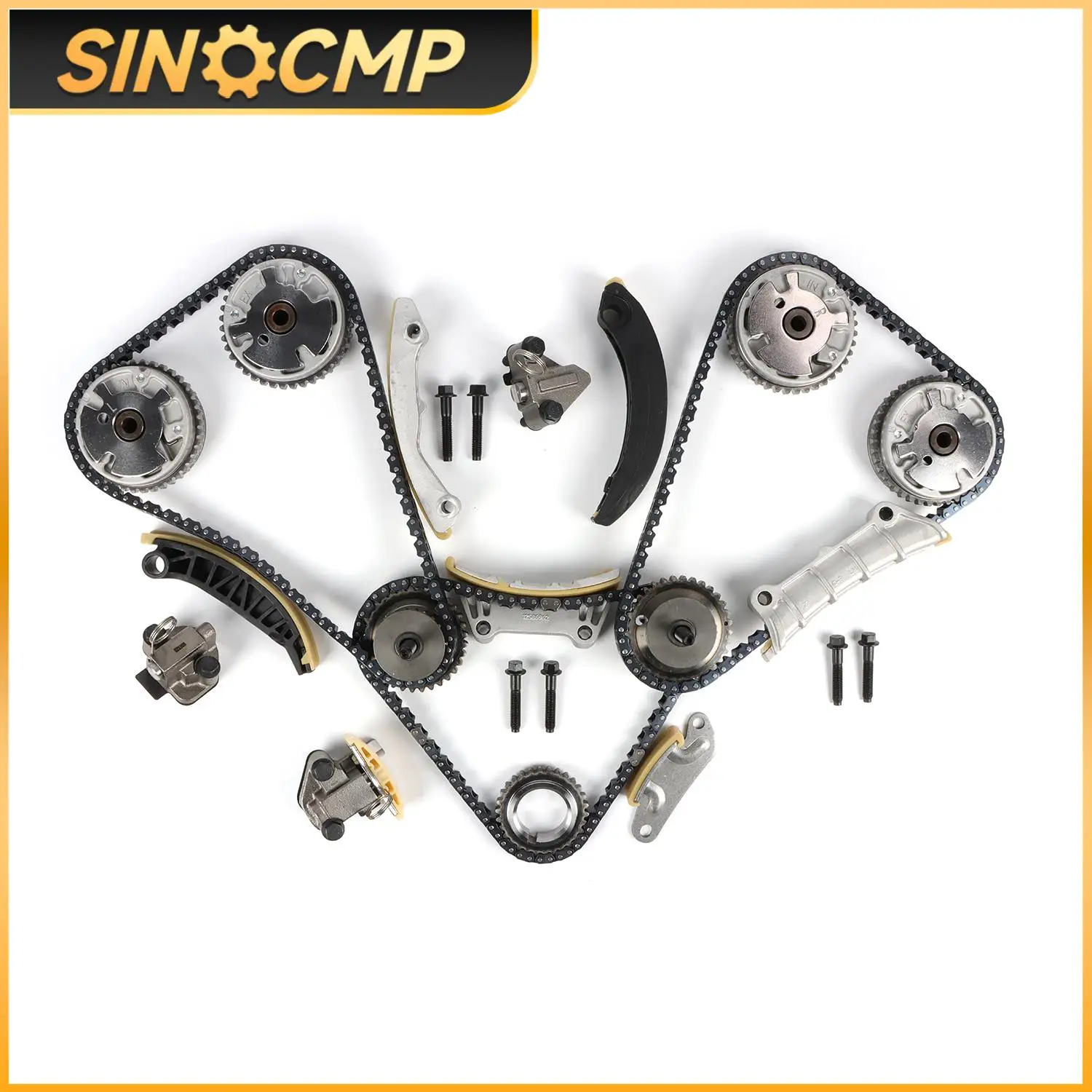 

1set Timing Chain Kit 12588273 12588272 916-637 916-951 12571759 For 04-06 GM Buick Cadillac CTS SRX 3.6L Automotive Parts