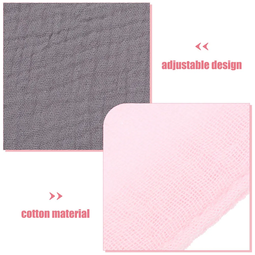 

4Pcs Baby Girl Boy Bandana Bibs Cotton PP Material Easy Clean Drooling Protection Versatile Outfits Bandana Bibs