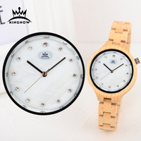 BOBOBIRD & KINGNOW Luxury Men's Quartz Real Wood Wristwatch High-End Man Wood Watch Custom Vintage Watch Gift for Women & Men