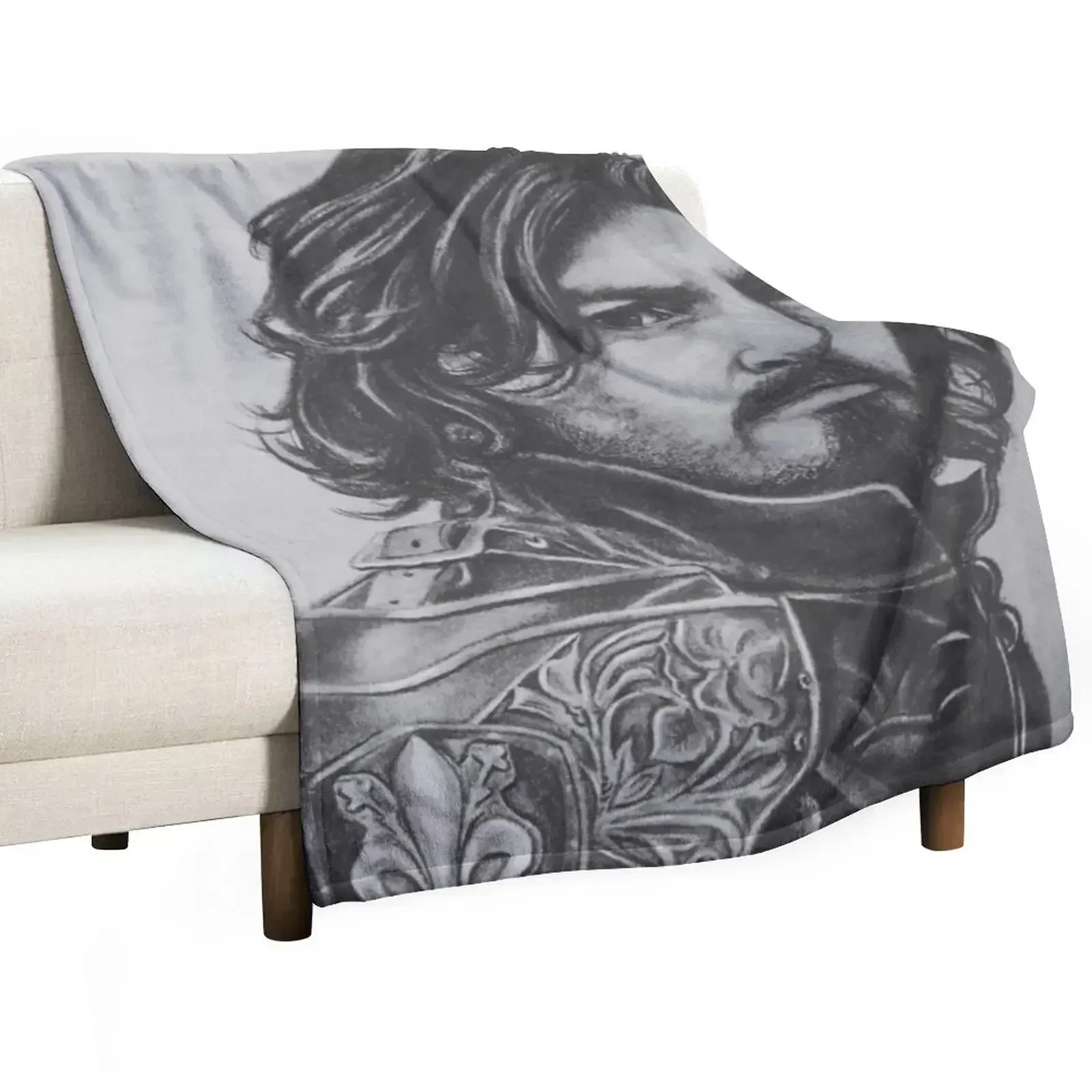 Captain Athos Throw Blanket Cute Plaid Luxury Thicken Blankets