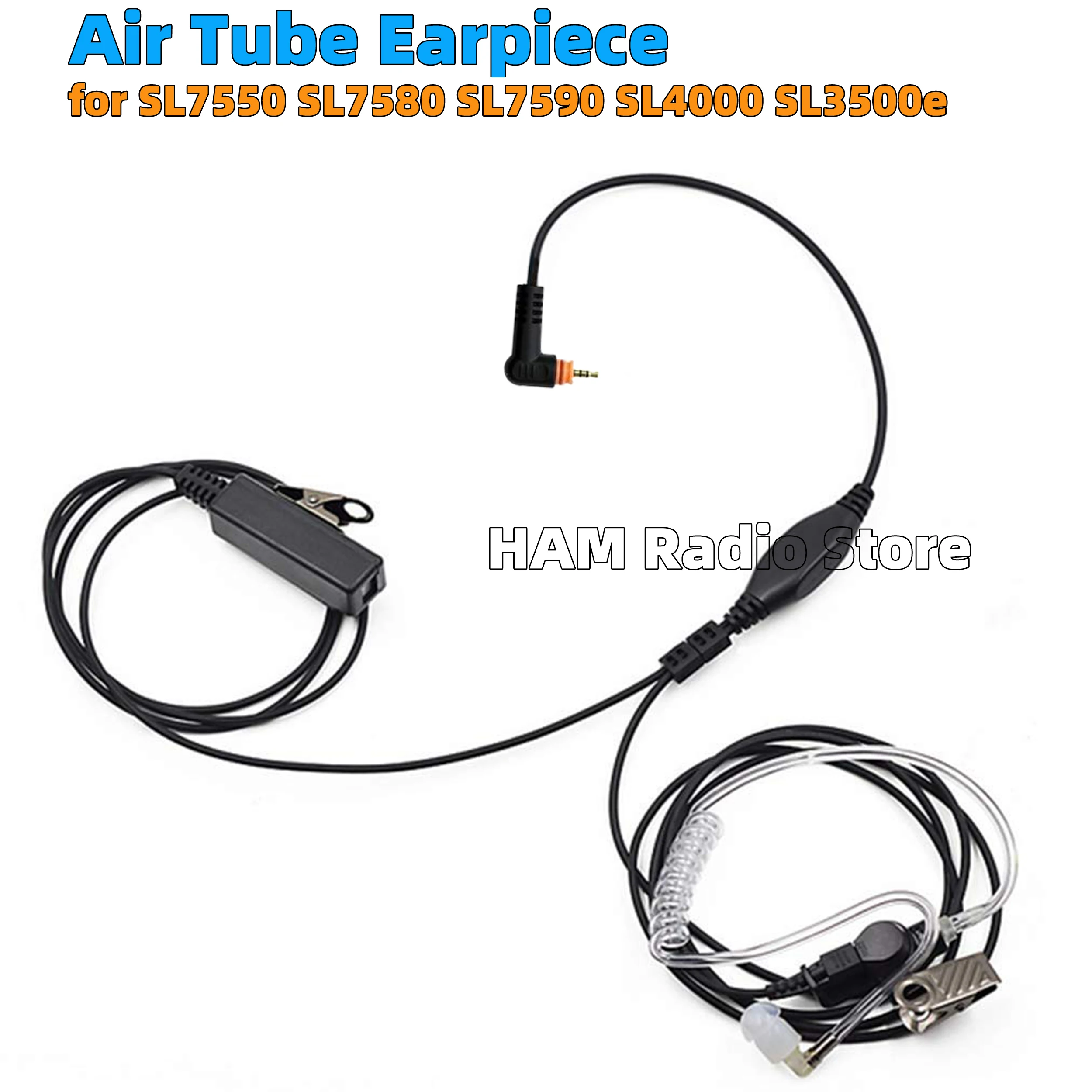 

Наушники PPT с микрофоном для Motorola Radio SL2 SL1M SL1K SL1600 SL300 SL7500 SL400 SL4000 SL7550 Walkie Talkie Air Acoustic Tube