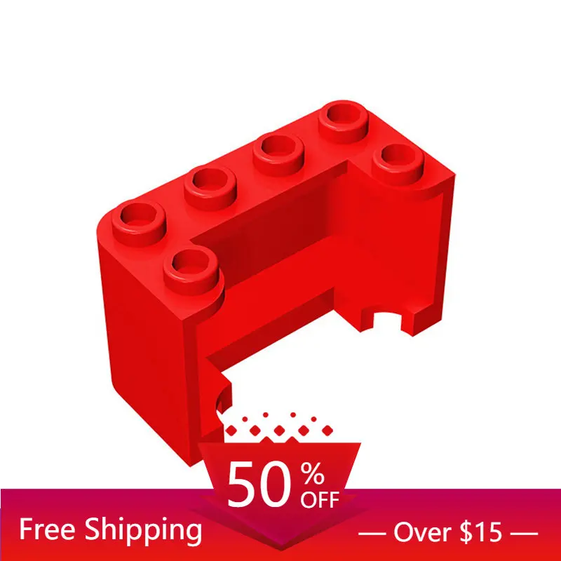 

10PCS MOC Bricks Assembles Particles 4594 2x4x2 For Building Blocks Parts DIY enlighten block bricks Education for children Gfit