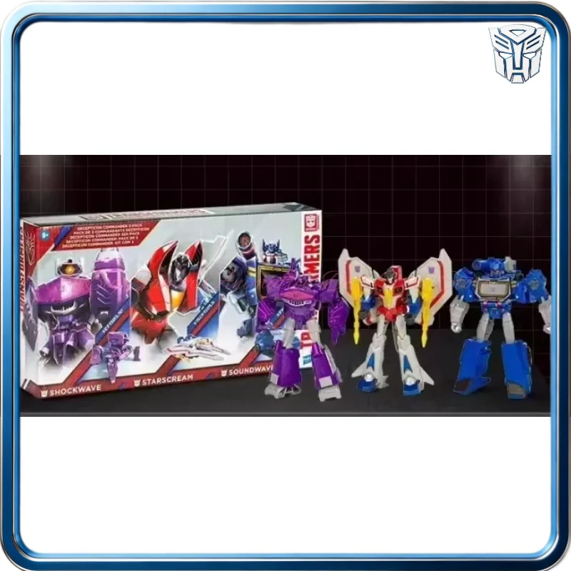 

Hasbro Transforming Toys Decepticon Commanders Set - Shockwave, Starscream, Soundwave Action Figures