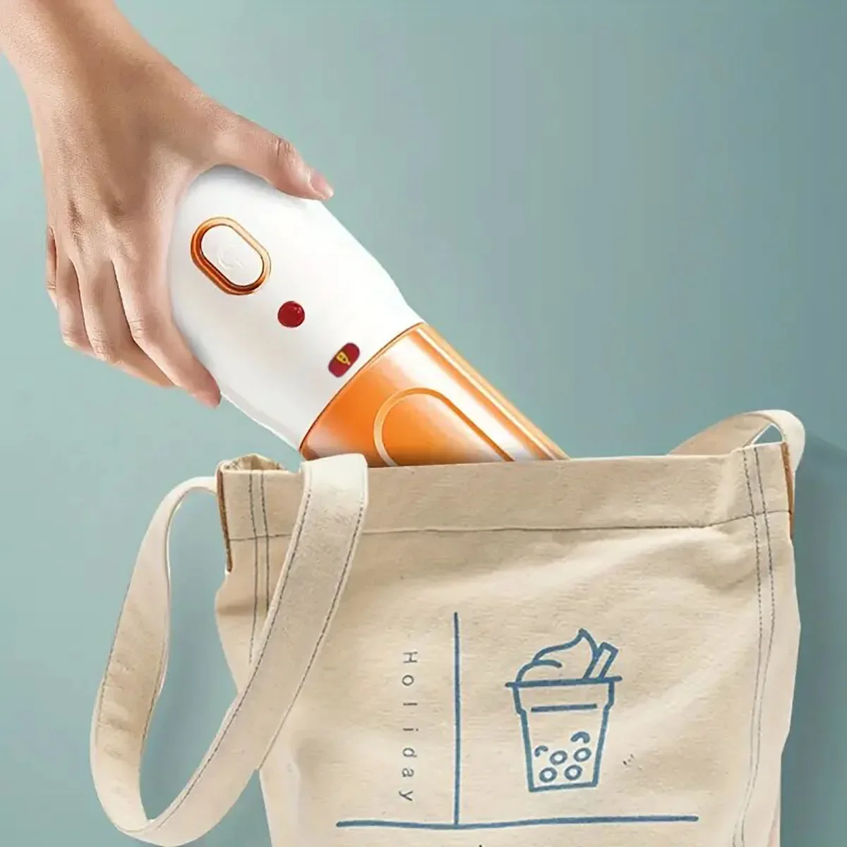 1 pezzo di spremiagrumi portatile, facile da pulire, utilizzato per produrre frutta fresca e una ricca nutrizione.