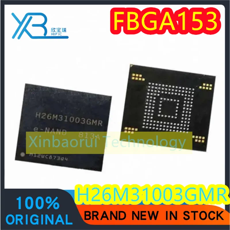 (2/20pieces) H26M31003GMR H26M31003 BGA153 font EMMC memory chip 100% new original good quality electronics