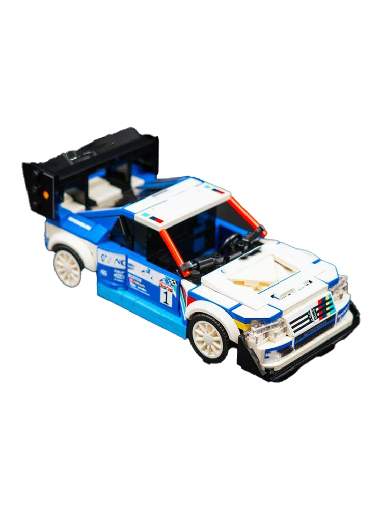 405 T16 GR MOC Speed Champions Intermediate SportsCar Model Building Blocks Bricks Technology Creative Assembly Kids Toys Gifts