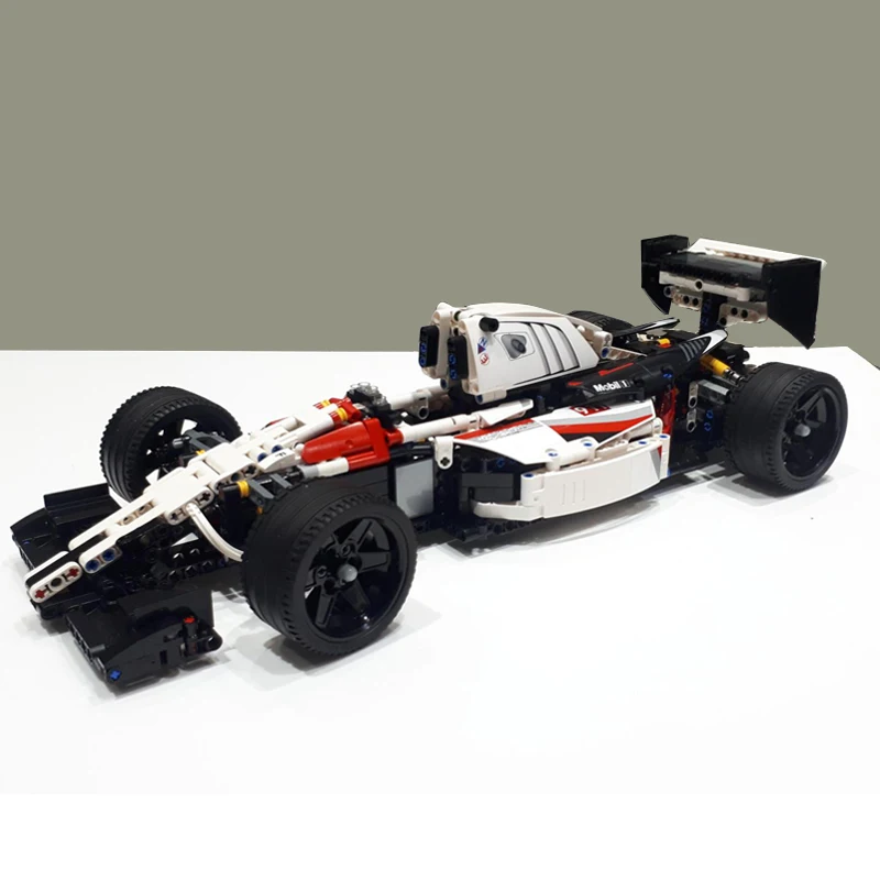 NEW 1204Pcs The Formula Machine Sports Cars 42096 Modified Building Blocks Model MOC Technical 42096 RSR Bricks DIY Toys Gifts