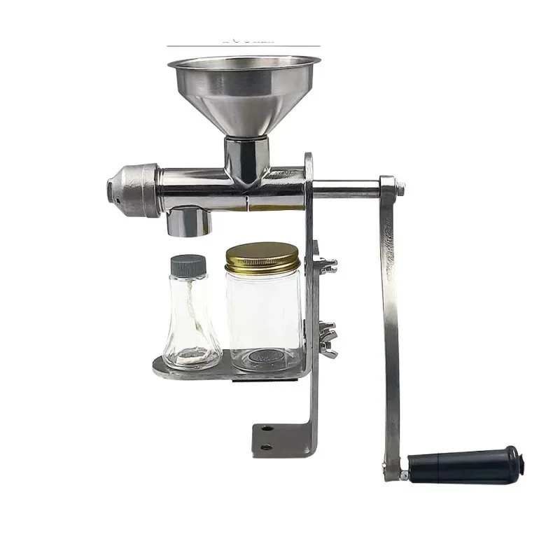 Stainless steel manual oil press family household small oil press peanut Manual press