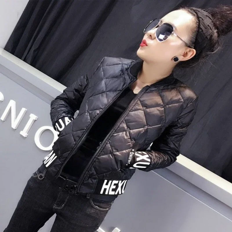 New Winter Women\'s Cold Coat Parkas Short Padded Jacket Bomber Jacket Light Cotton Clothes Korean Fashion Cheap Wholesale