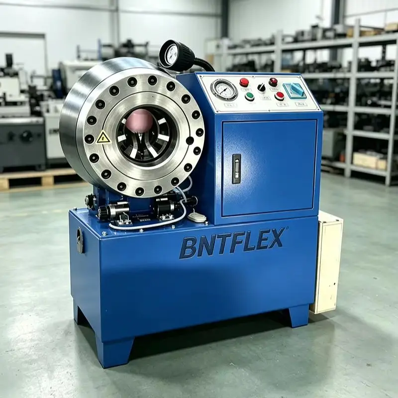 BNT68 2 inch high accuracy rubber hose crimping machine